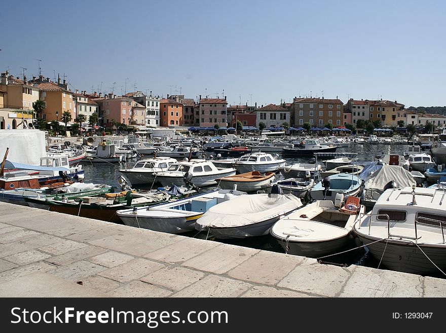 Many Yachts Lying At Darling Harbour, Croatia