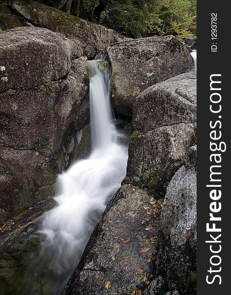 Cool Mountain Brook Waterfall