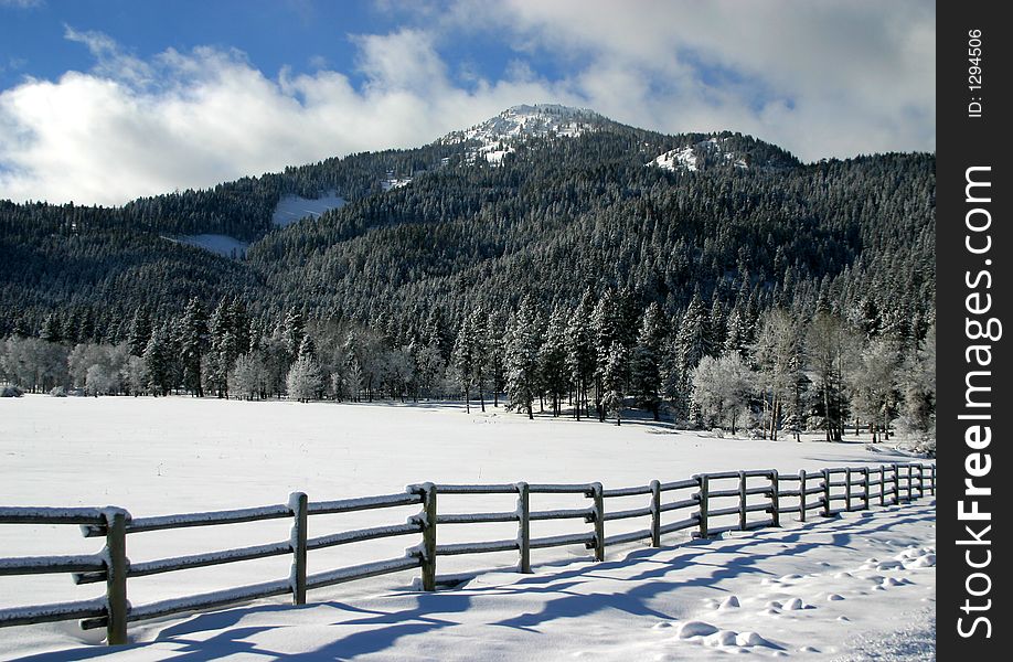 Idaho Winter, West Mountain Range. Idaho Winter, West Mountain Range