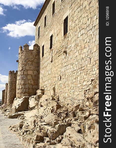 Old fortifications of Avila, Spain