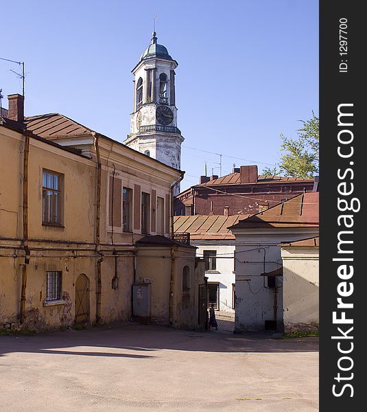 One of court yard of old city. One of court yard of old city