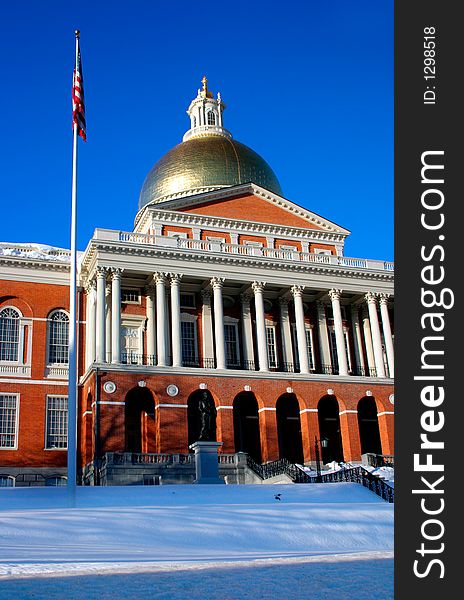Massachusetts State House in Boston