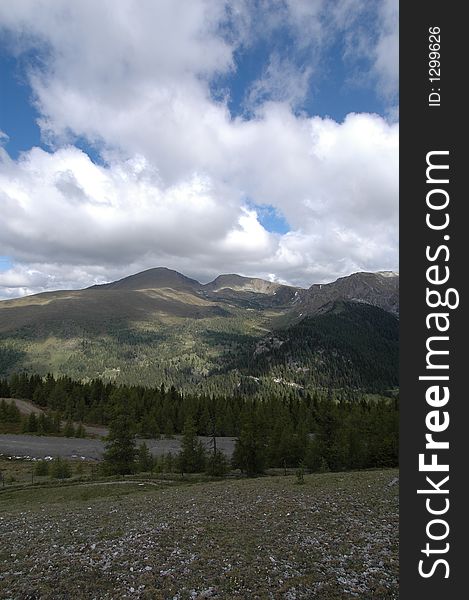 Austrian mountain landscape, near Bad Kleinkircheim. Austrian mountain landscape, near Bad Kleinkircheim