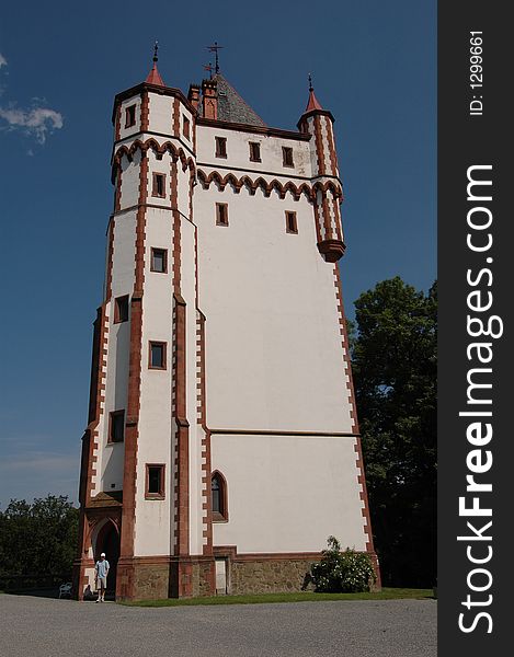 Hradec nad Opavou water tower in the Czech Republic