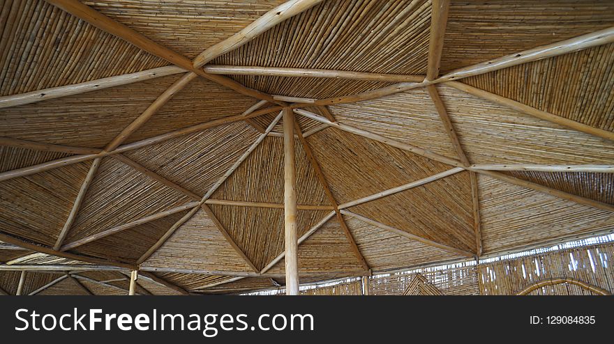 Structure, Ceiling, Wood, Roof