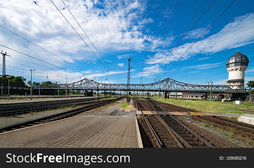 Track, Sky, Transport, Landmark