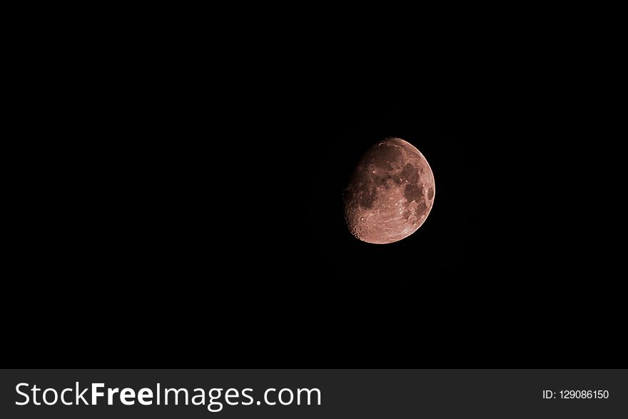 Moon, Atmosphere, Night, Sky