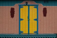Designated Mexico Style Barn Door Royalty Free Stock Photos Designated Mexico Style Barn Door Royalty Free Stock Photos