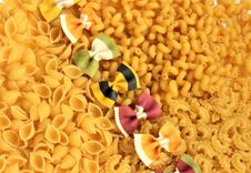 Pasta. The View From The Top. Royalty Free Stock Images Pasta. The View From The Top. Royalty Free Stock Images