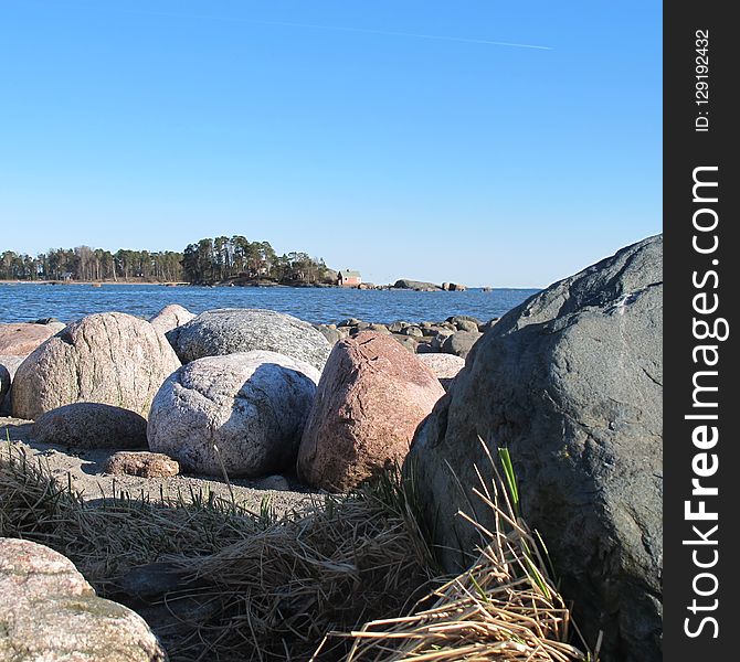 Rock, Shore, Boulder, Coast