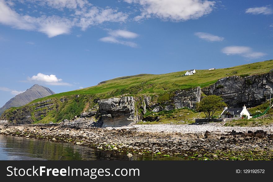 Sky, Water, Highland, Mountain