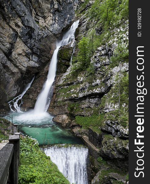 Waterfall, Water, Nature, Body Of Water