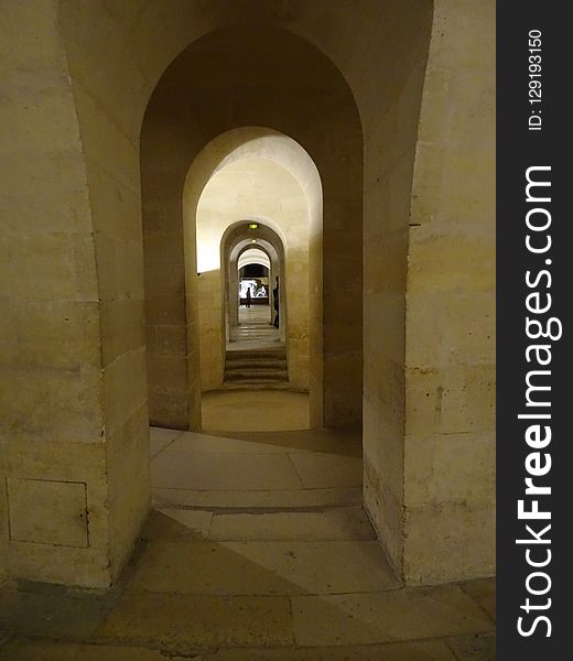 Arch, Architecture, Structure, Crypt