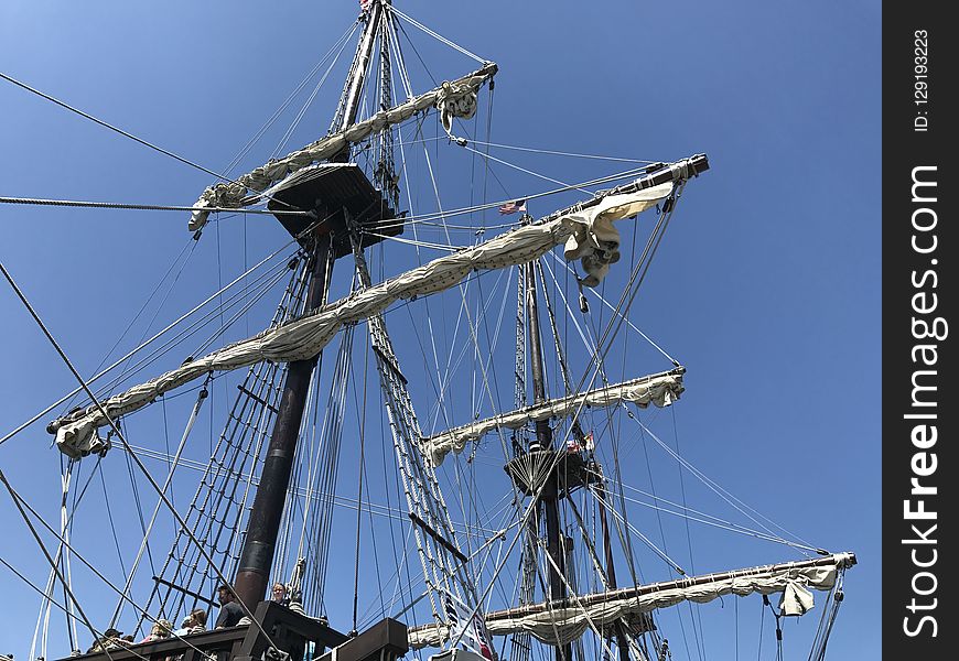 Sailing Ship, Tall Ship, Mast, Ship