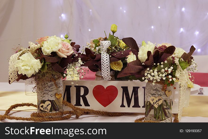 Flower, Flower Arranging, Floristry, Centrepiece