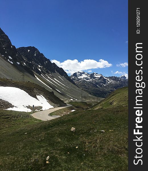 Mountainous Landforms, Mountain Range, Mountain, Sky