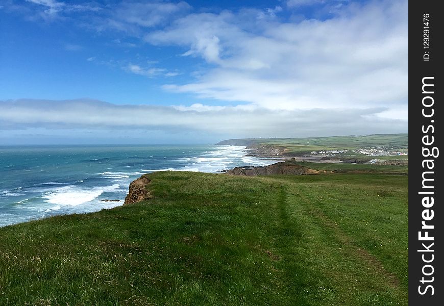 Coast, Headland, Sky, Coastal And Oceanic Landforms