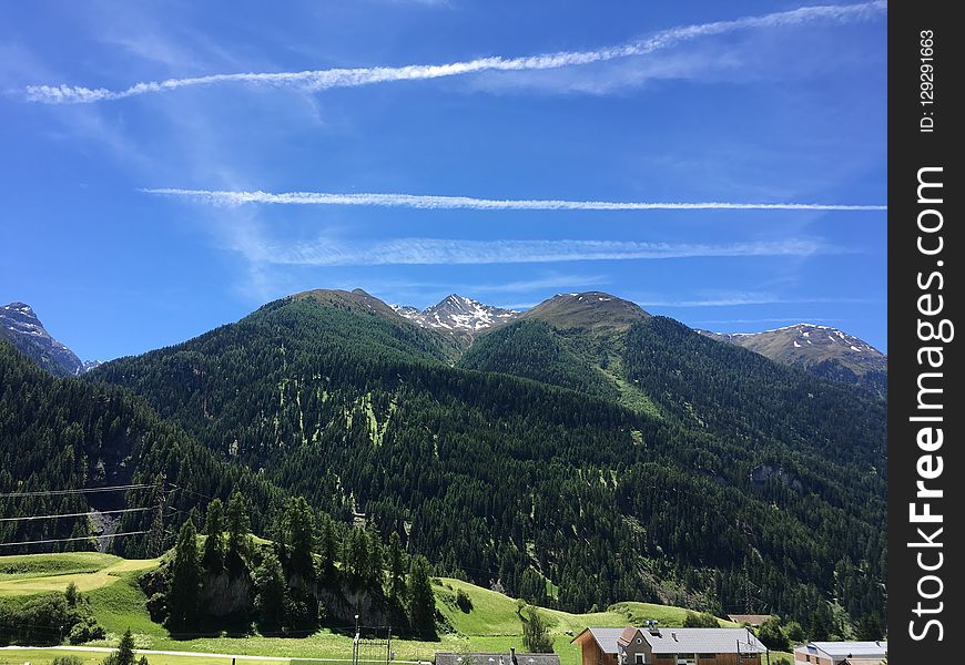 Sky, Mountainous Landforms, Mountain Range, Nature