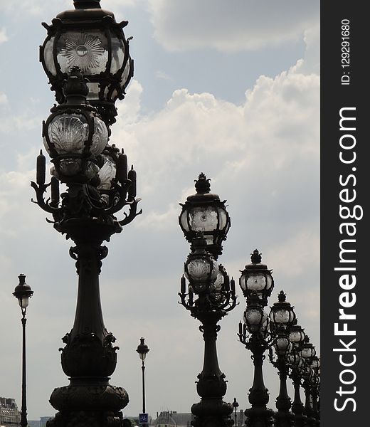 Sculpture, Statue, Monument, Street Light