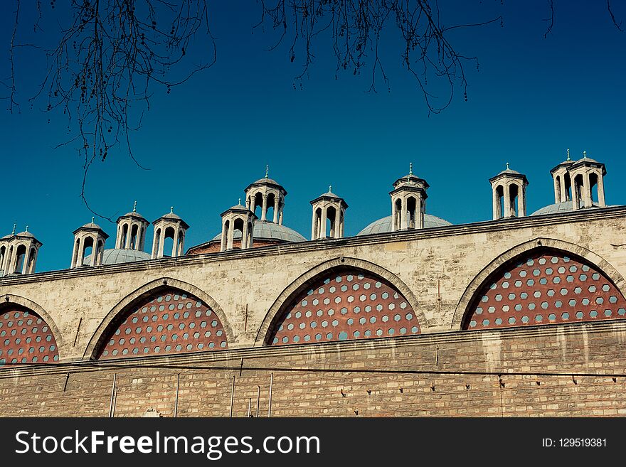 Fine example of ottoman Turkish architecture masterpieces. Fine example of ottoman Turkish architecture masterpieces