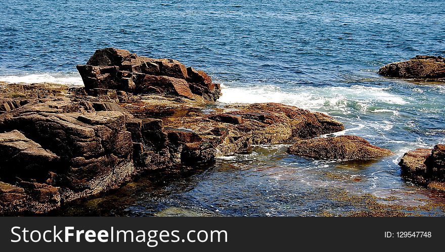 Sea, Coast, Body Of Water, Rock