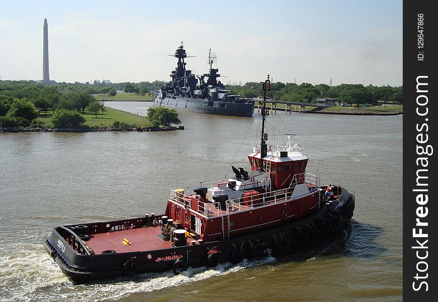 Waterway, Water Transportation, Tugboat, Ship