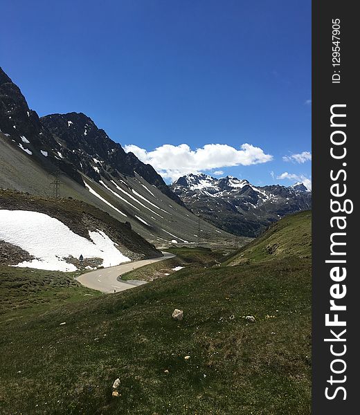 Mountainous Landforms, Mountain Range, Mountain, Sky