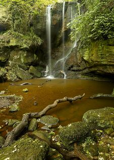 Roughting Linn. Waterfall. Northumberland. England. UK. Royalty Free Stock Image