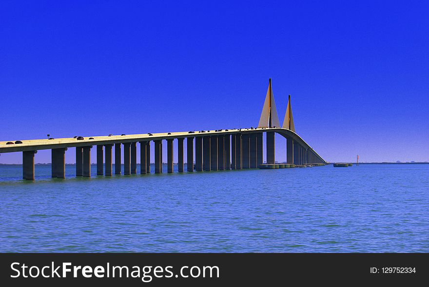 Bridge, Landmark, Sky, Fixed Link
