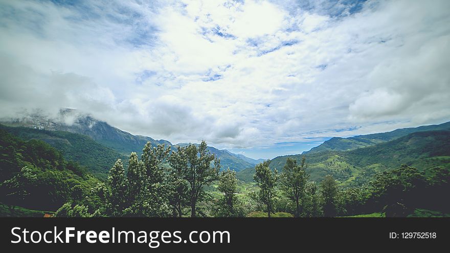 Highland, Sky, Mountainous Landforms, Nature