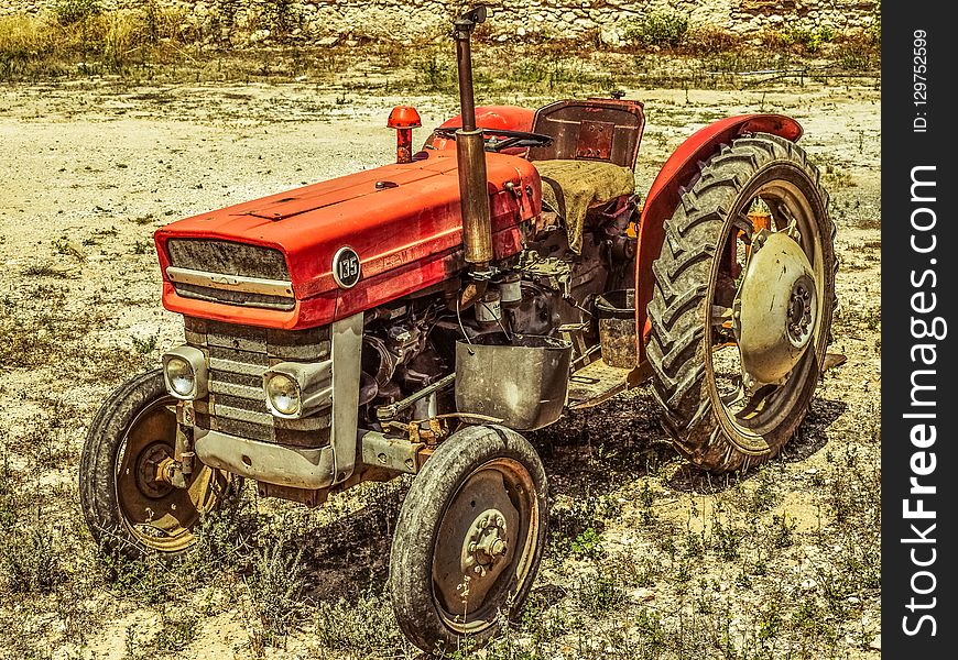 Tractor, Agricultural Machinery, Motor Vehicle, Agriculture