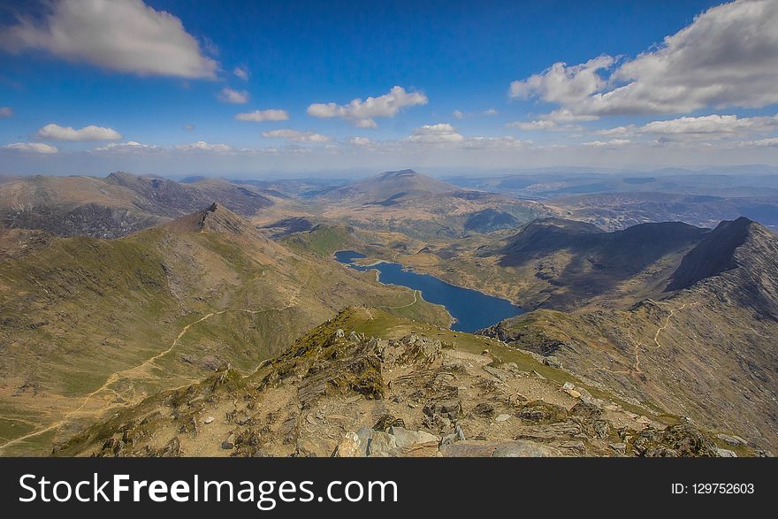 Ridge, Highland, Mountainous Landforms, Sky