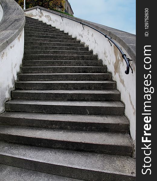 Stairs, Wall, Structure, Roof