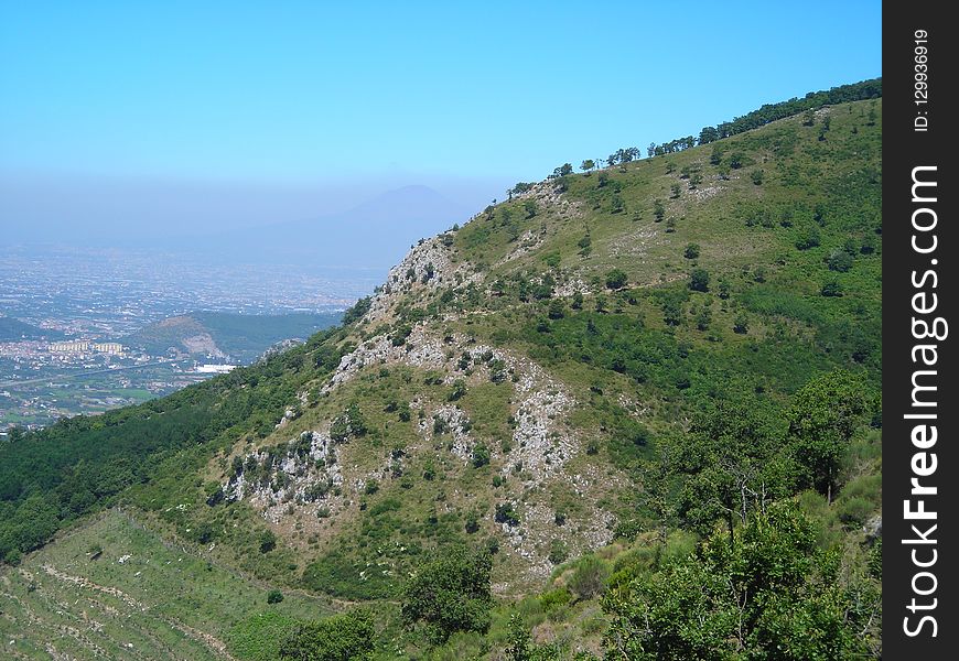 Ridge, Mountainous Landforms, Vegetation, Mountain