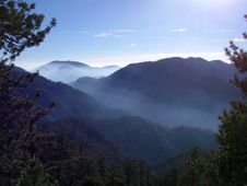 Angeles Mountain Haze Stock Image Angeles Mountain Haze Stock Image