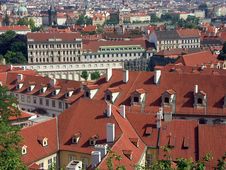 Panorama Of Prague Royalty Free Stock Images