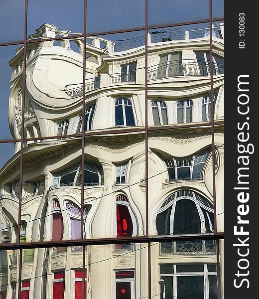 Distorted Building Reflection