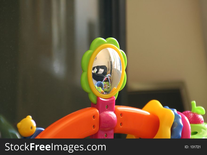 Childs toy with mirror
