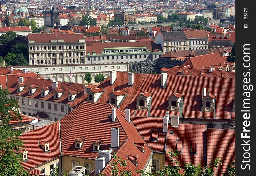 Panorama of Prague