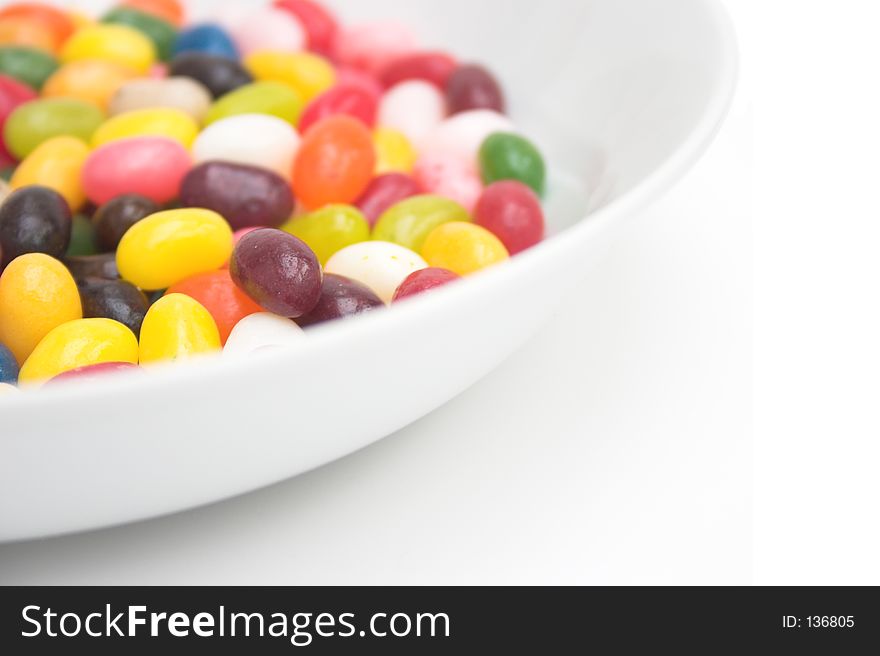 Bowl of jelly bean sweets, yummy!. Bowl of jelly bean sweets, yummy!