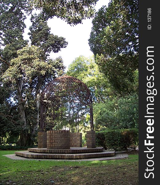 Rotunder in botanic gardens adelaide australia