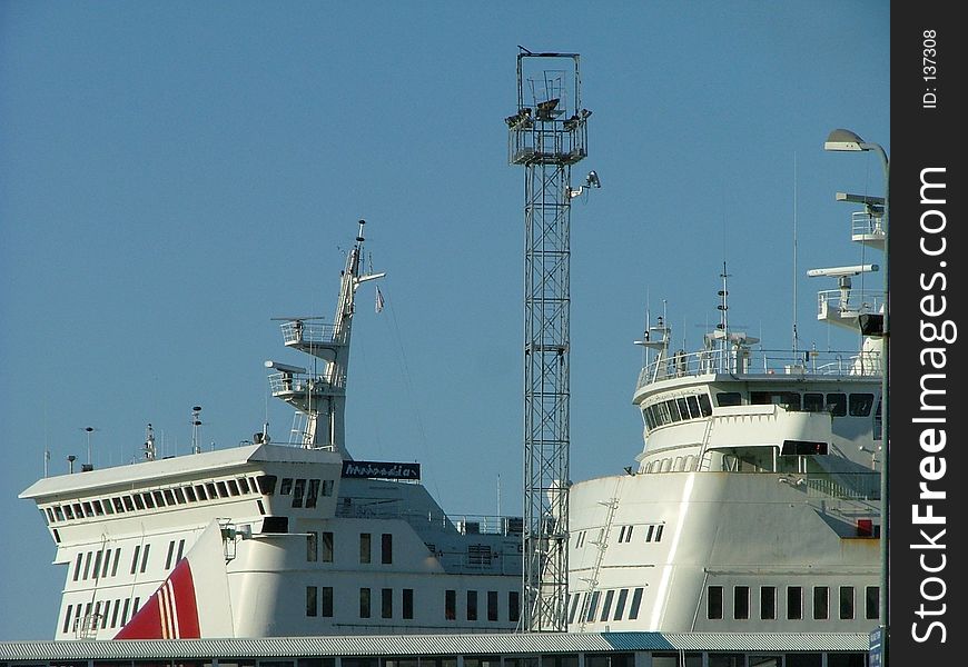 Ships in the harbour