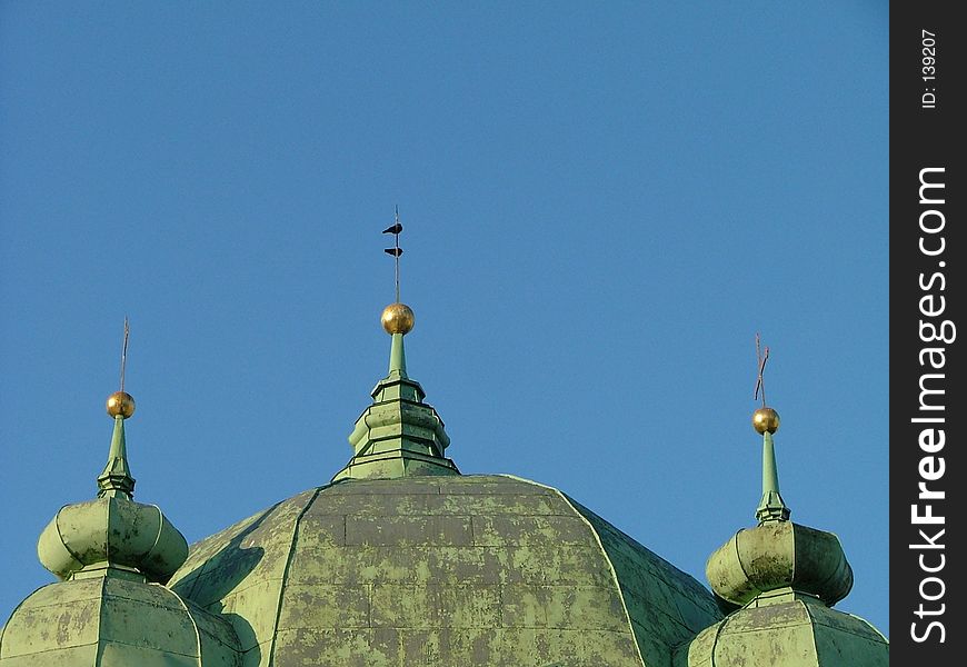 Pinnacles of Russian Orthodox church