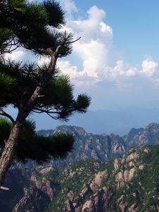 The Scenery Of Huangshan In China Royalty Free Stock Photos