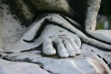Stone Foot Of An Angel Sculpture Stock Image Stone Foot Of An Angel Sculpture Stock Image