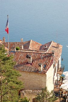 Eze 17 - Roofs Royalty Free Stock Photography
