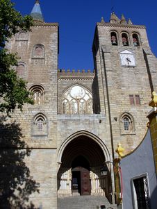 First Church, Sé De Évora I Stock Image