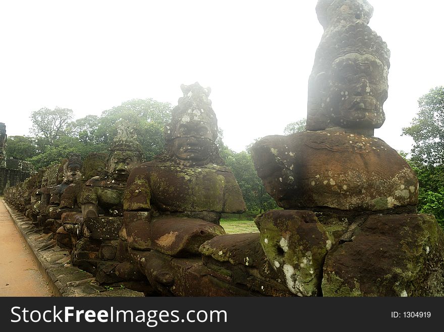 Figurehead at Entrance of Angkor Thom