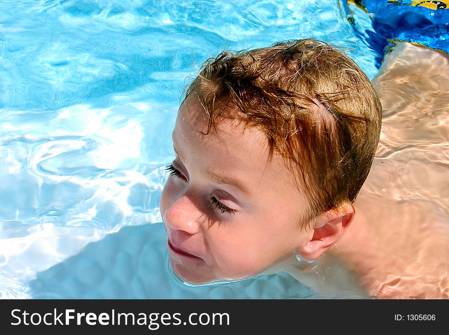 Boy In Pool