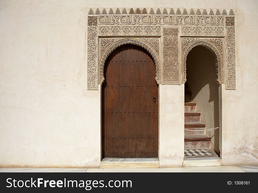 Doorway and islamic detail